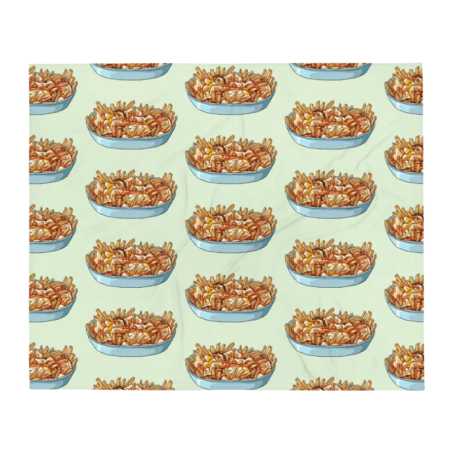 Poutine Throw Blanket product image (1)