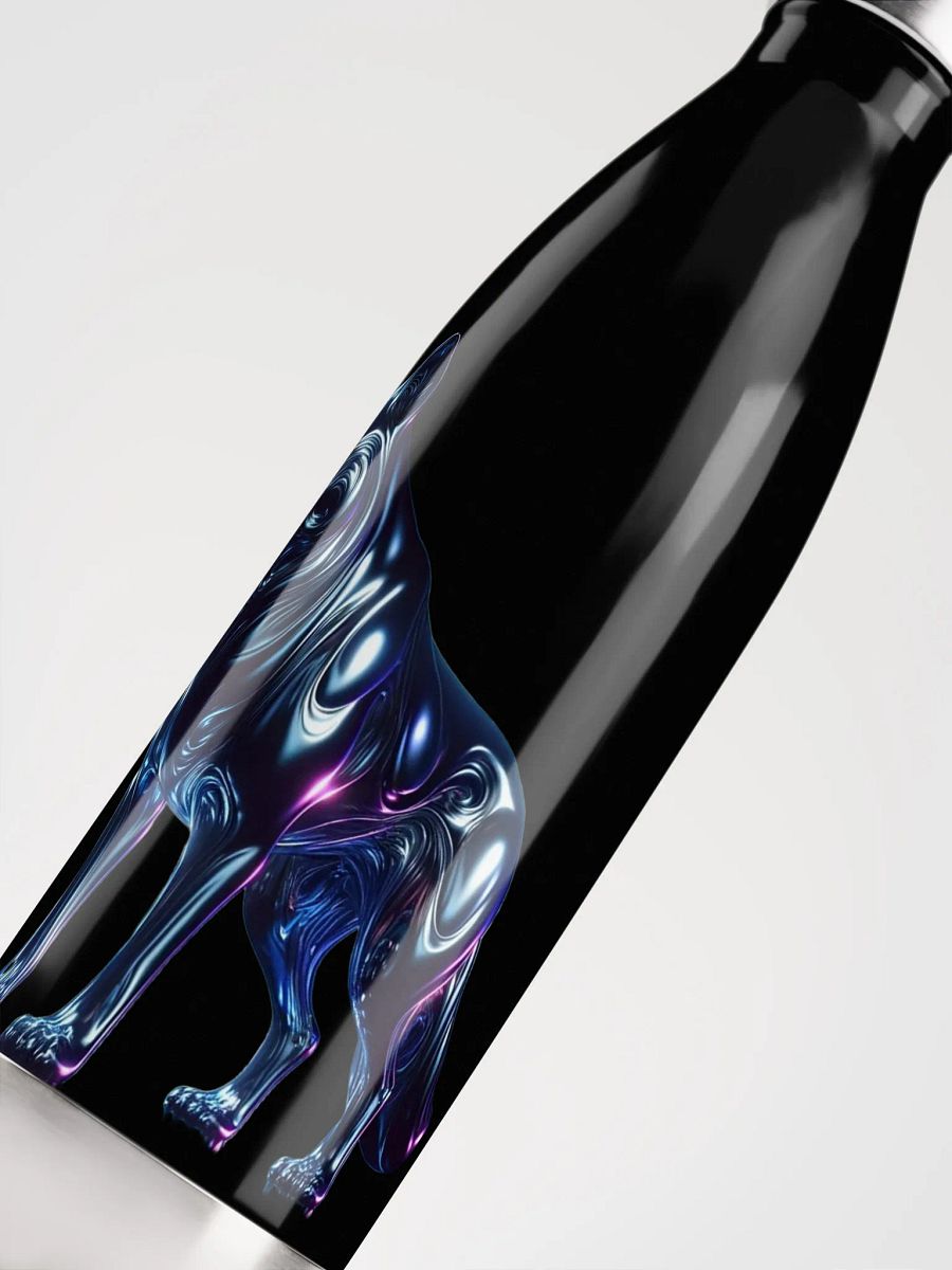 Liquid Metal Wolf #2 Stainless Steel Water Bottle product image (5)
