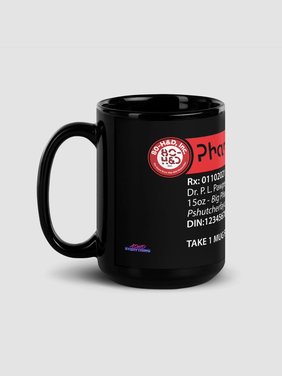 Big Pharma Black 15 oz Glossy Mug product image (3)
