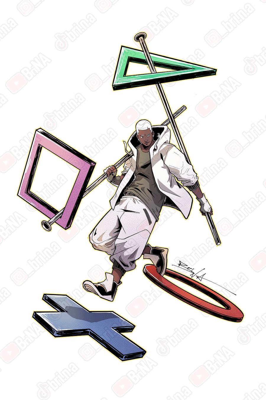 Framed VEE Poster [Classic Colors] product image (3)