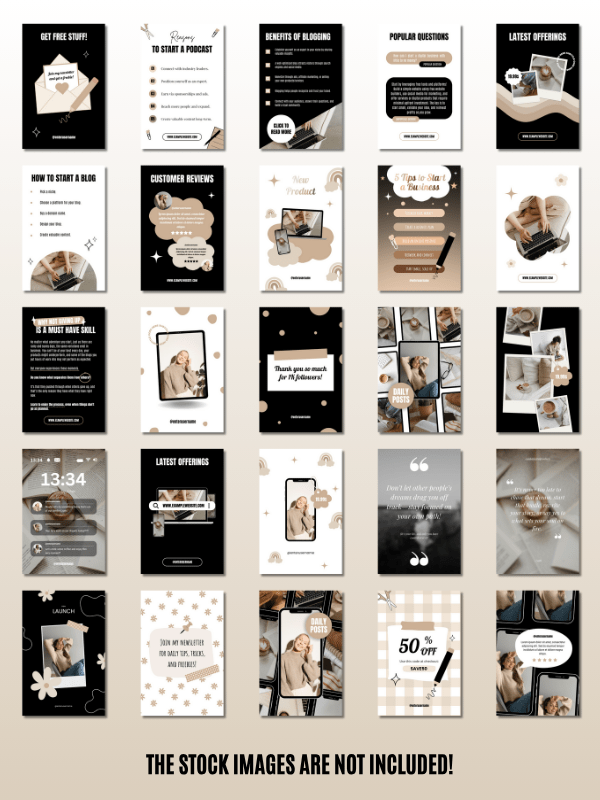 MRR/PLR Pinterest Templates for Bloggers product image (4)