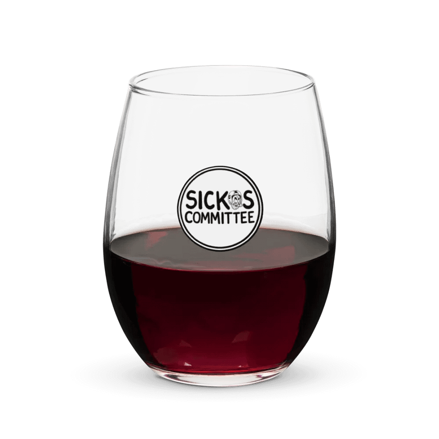 Sickos Committee Logo Stemless Wine Glass product image (5)