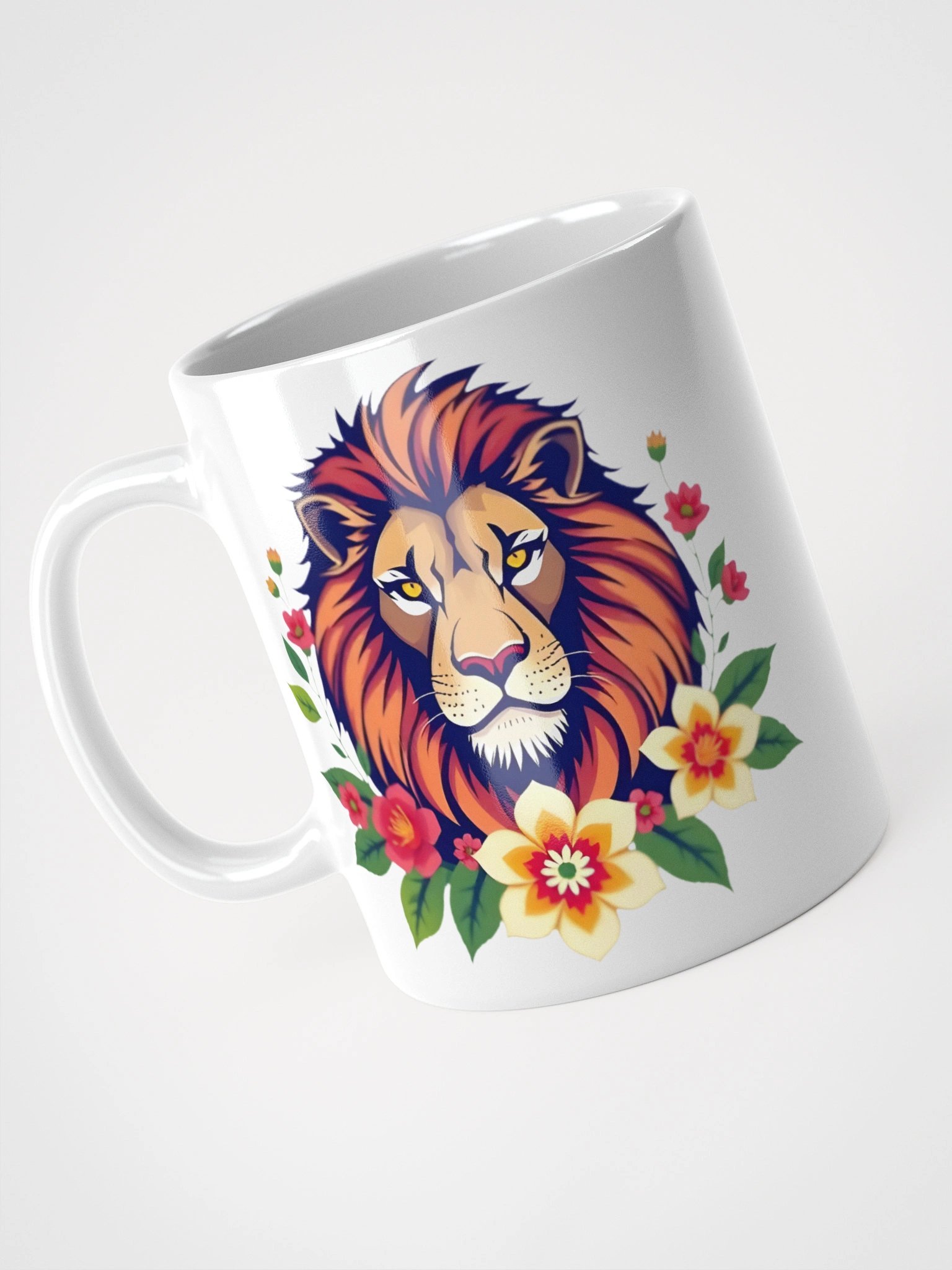 Floral Lion Mug product image (8)