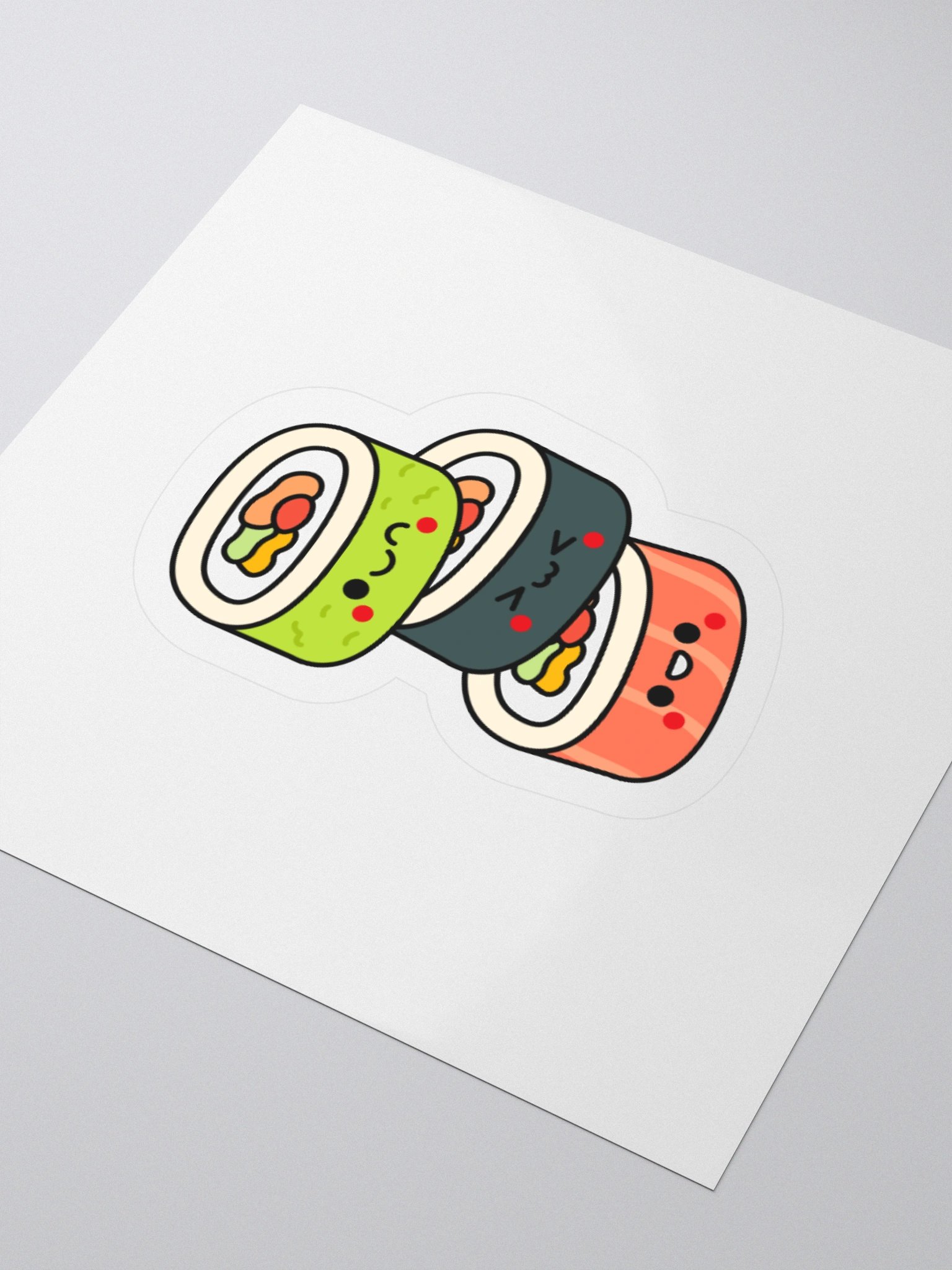 Kawaii Sushi Roll Sticker product image (10)