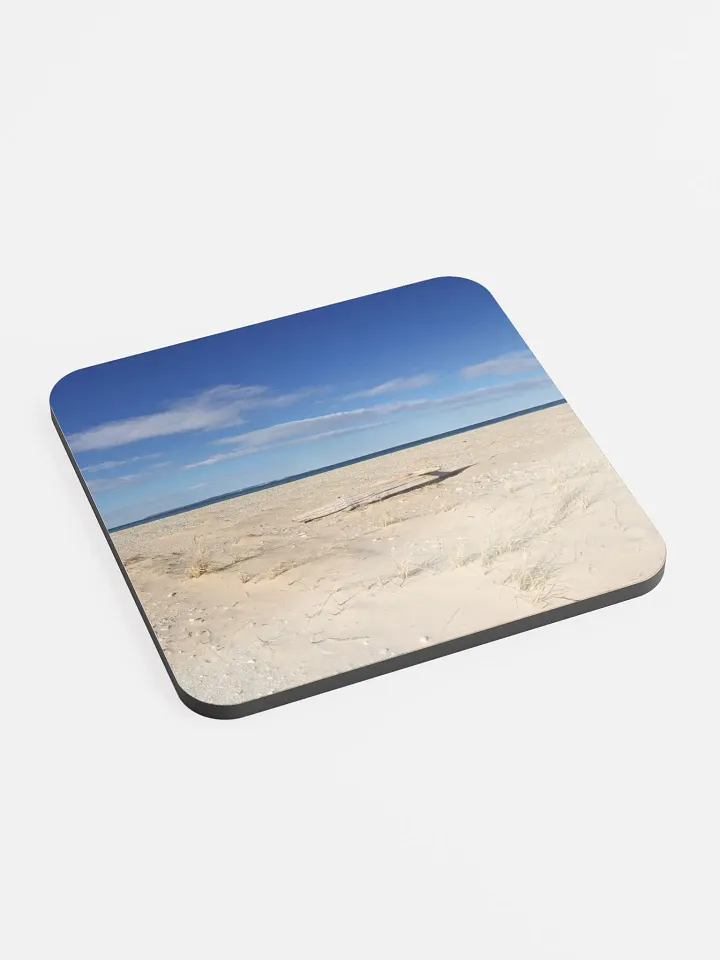 Log in the Sand Cork Coaster product image (1)