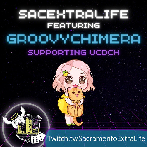 Join @GroovyChimera tonight for an evening of gaming! Groovy will be live at 6pm (PT) to play games while raising funds and a...
