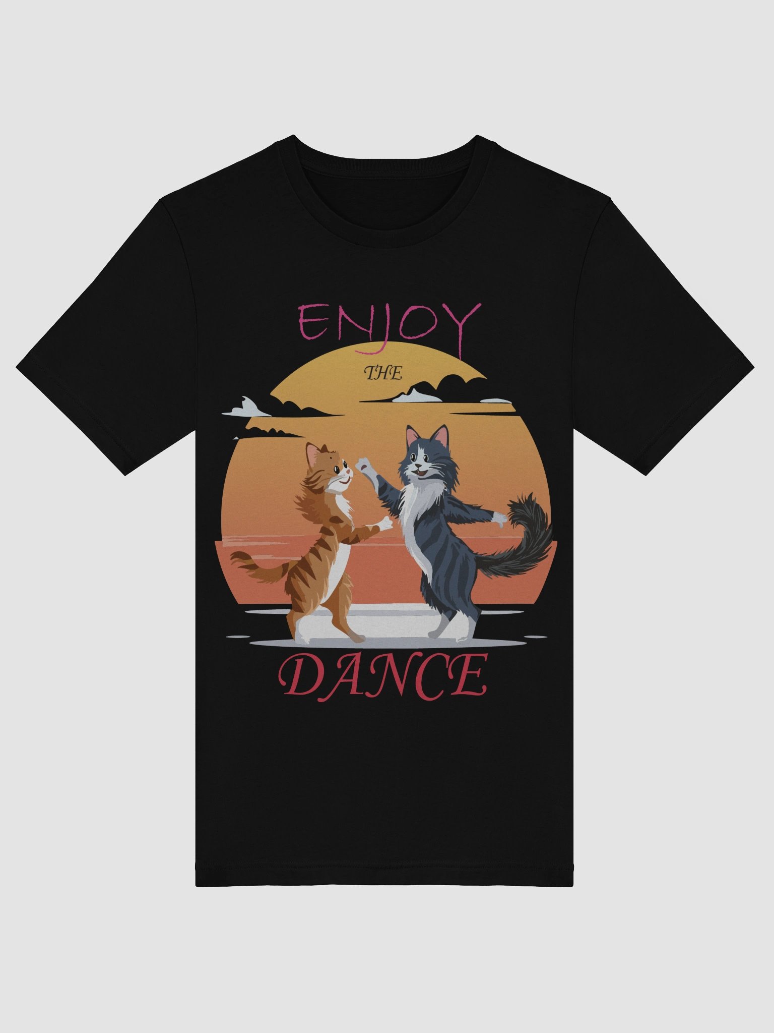 Sunset Dance Cats T-Shirt product image (5)