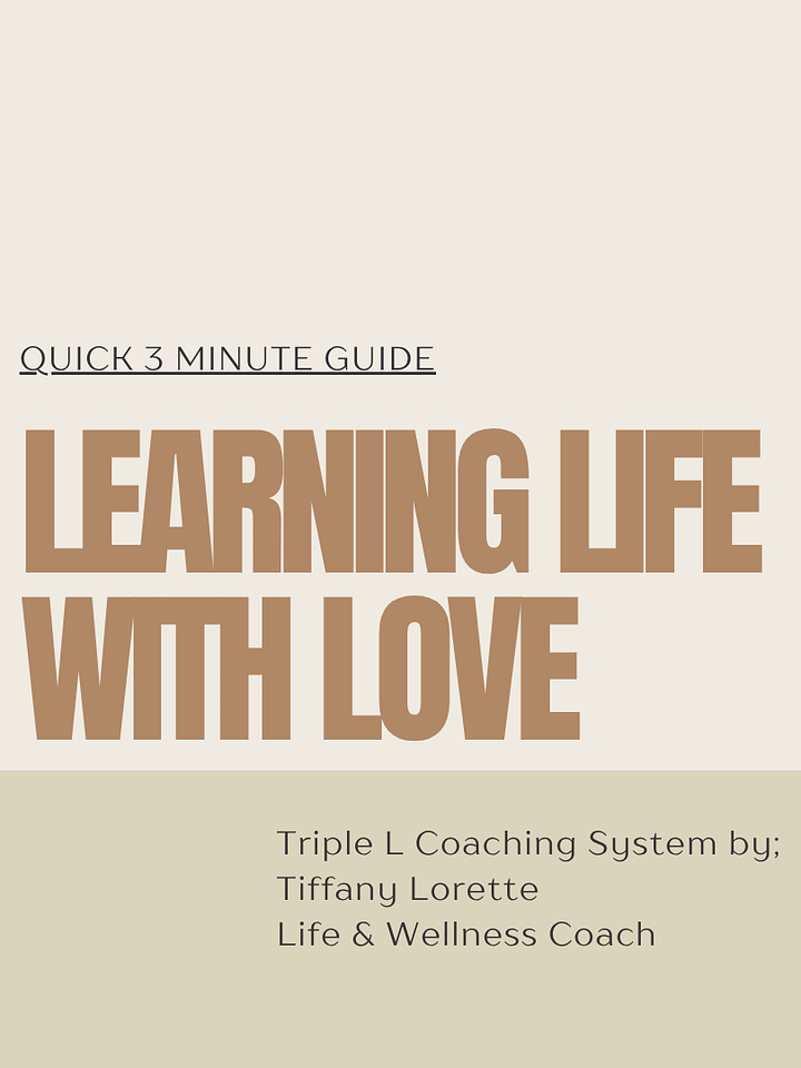Learning Life with Love-5 Step Soulful Guide product image (1)