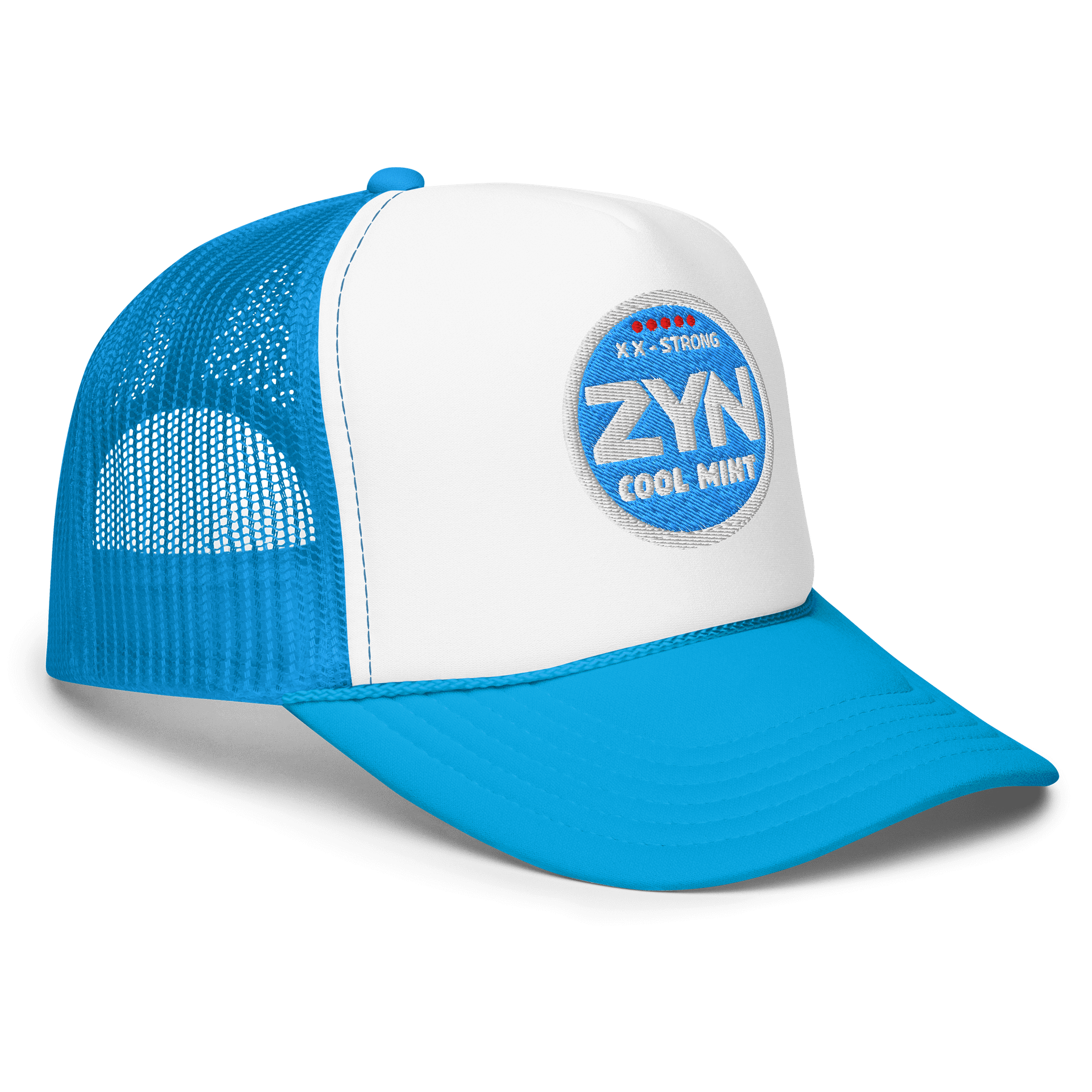 XX-STRONG ZYN COOL MINT Foam Trucker Hat product image (15)