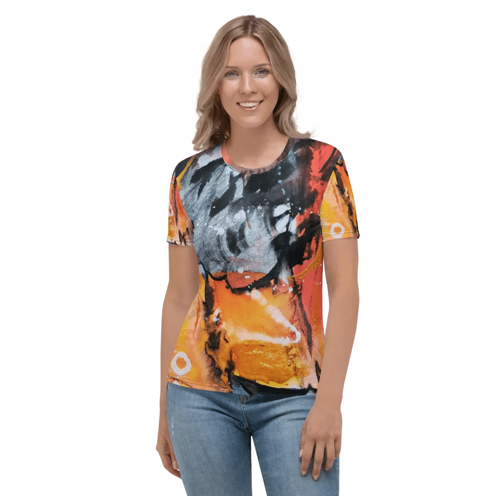 original watercolour painting printed on t shirt product image (2)