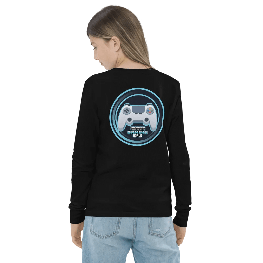 ModernGamingWorld's Logo Youth Long Sleeve Tee product image (2)