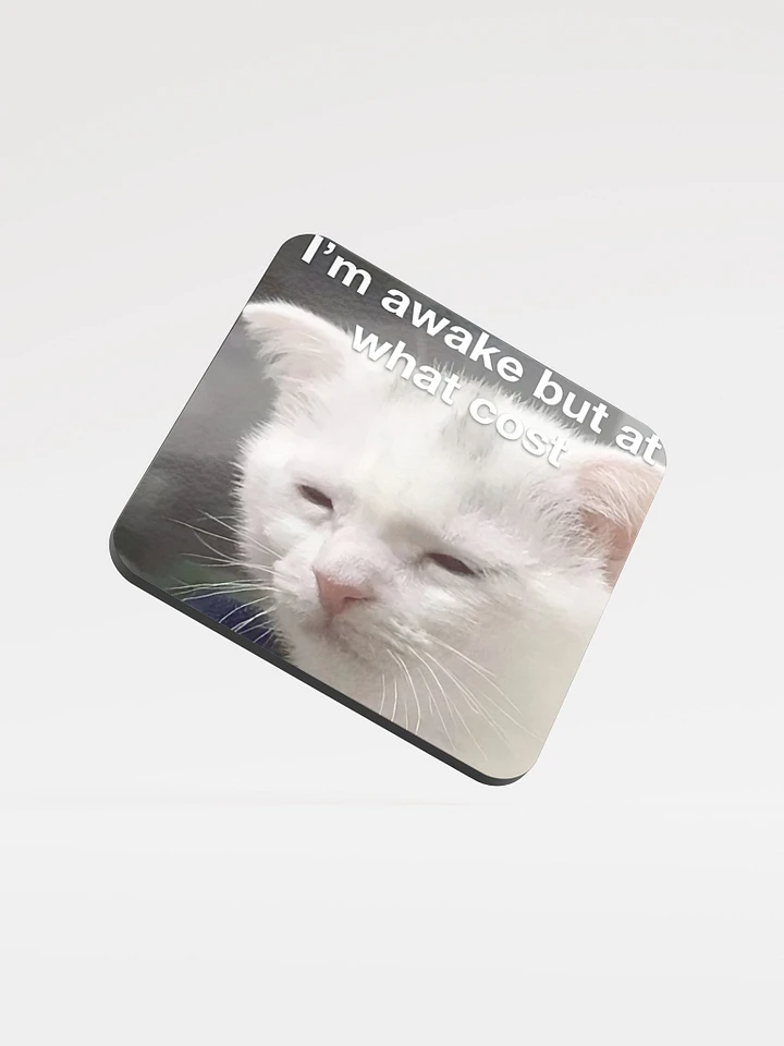 Glossed Cork Coaster: Meme Cats product image (1)