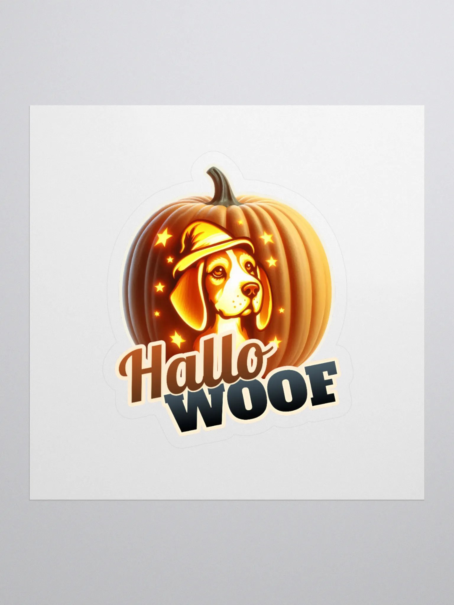 Hallowoof Beagle - Sticker product image (1)