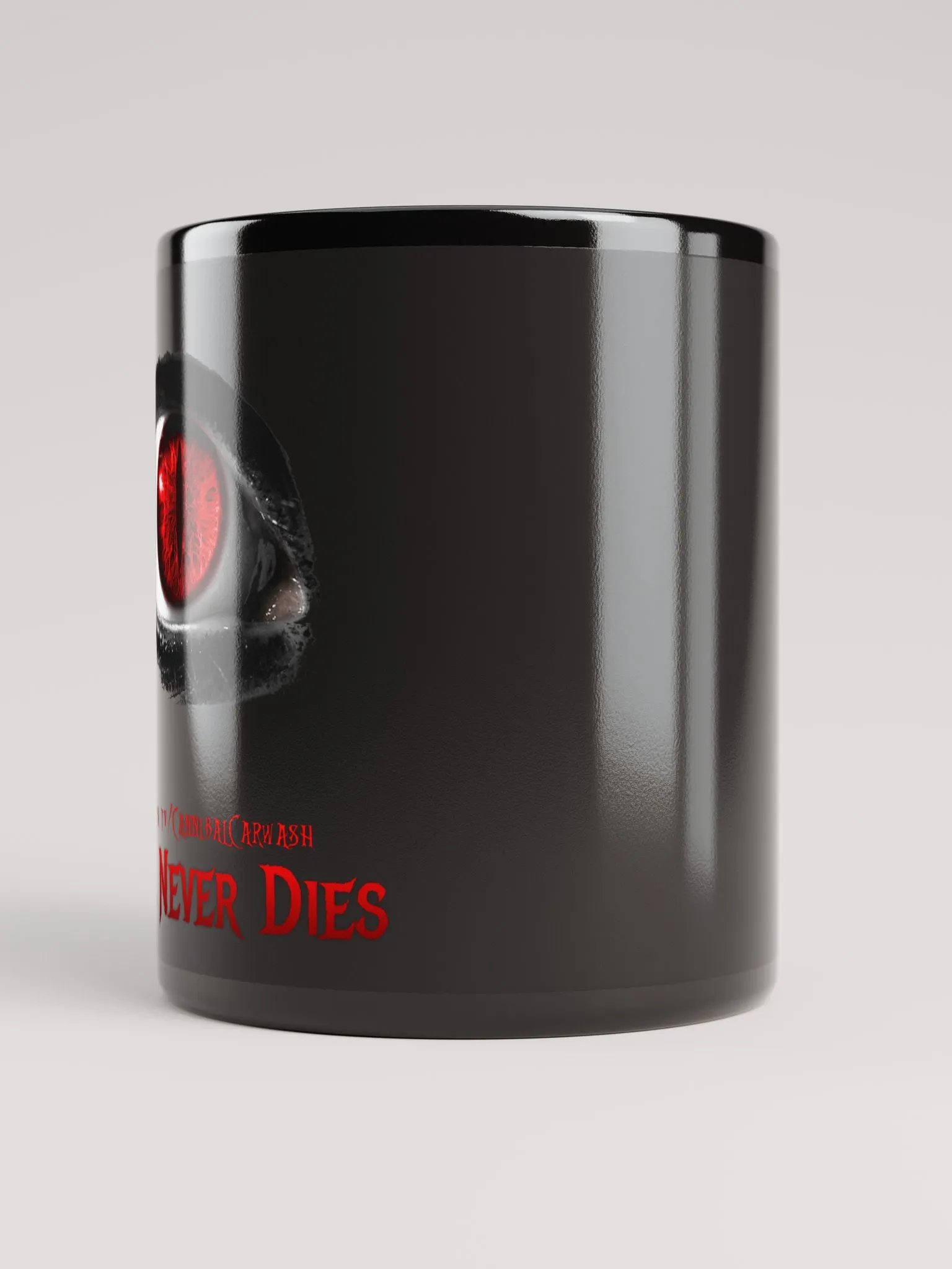 Evil Never Dies Logo Coffee Mug (Back) product image (3)