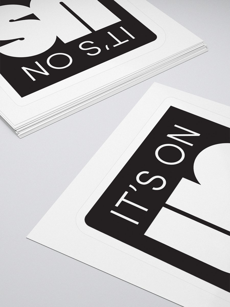It's On Us Logo Sticker - Small product image (4)