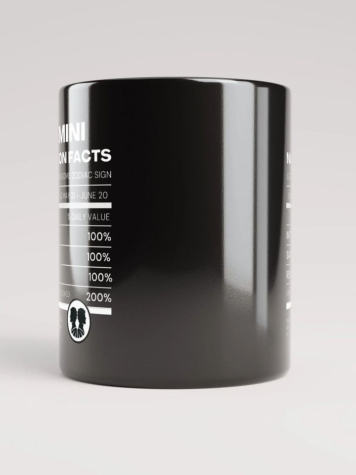 Gemini Nutrition Facts Mug product image (2)