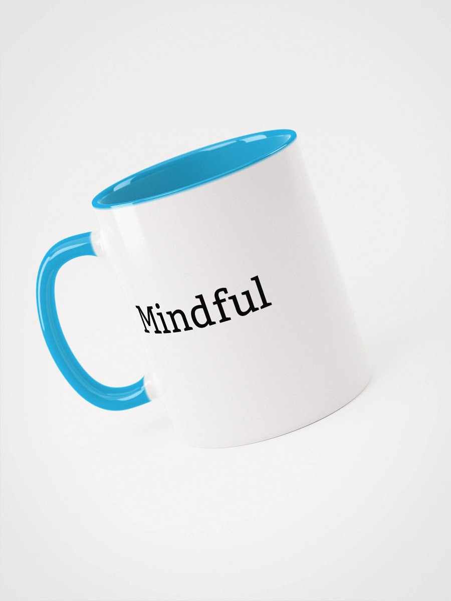 “Mindful” Upbeat White Mug with Color product image (4)