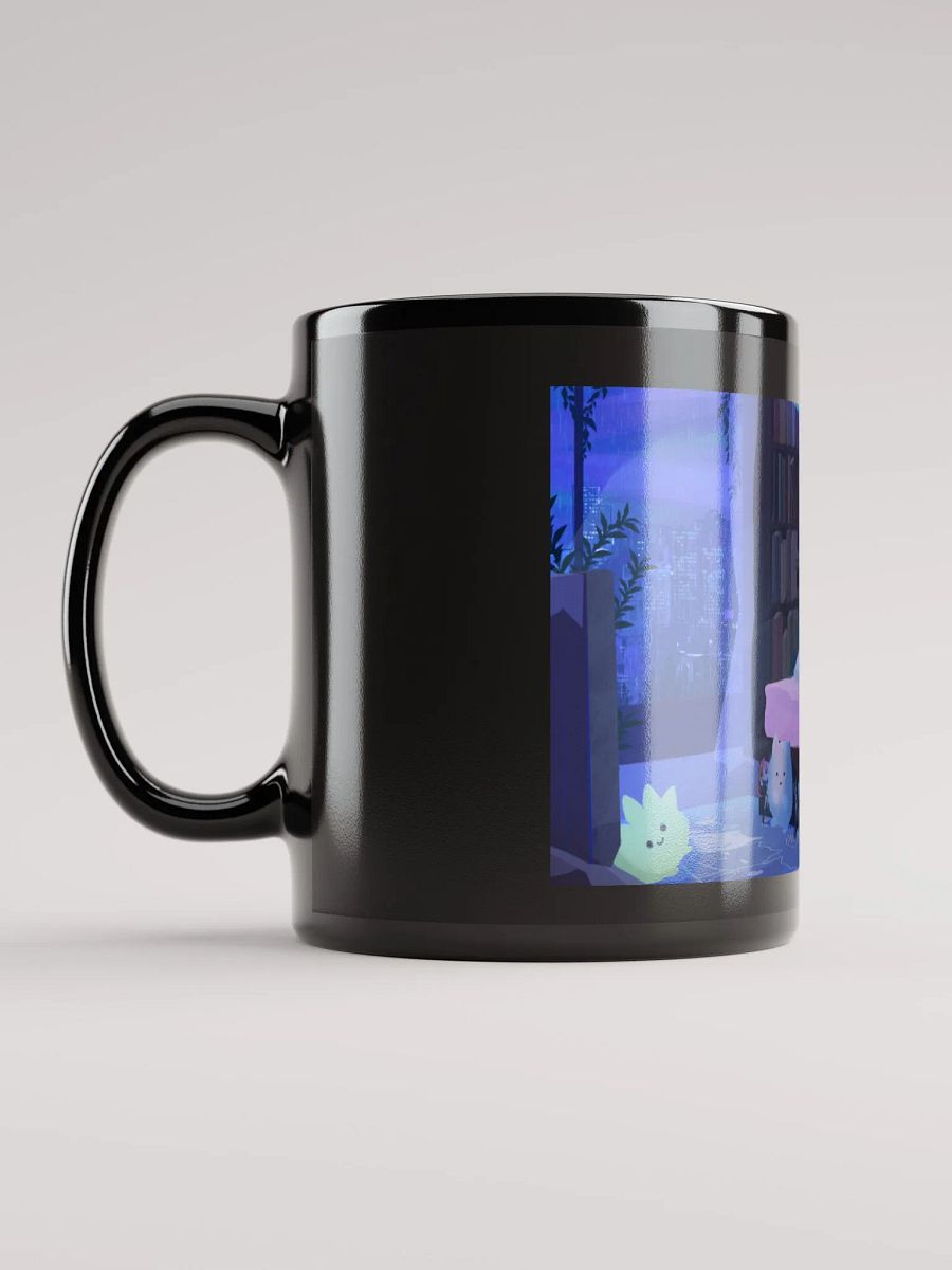 Mykah starting soon screen black mug product image (11)