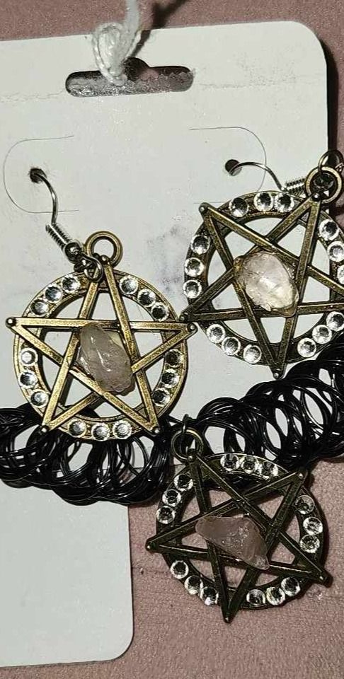 pentacle choker and earring set (not bulk) product image (1)
