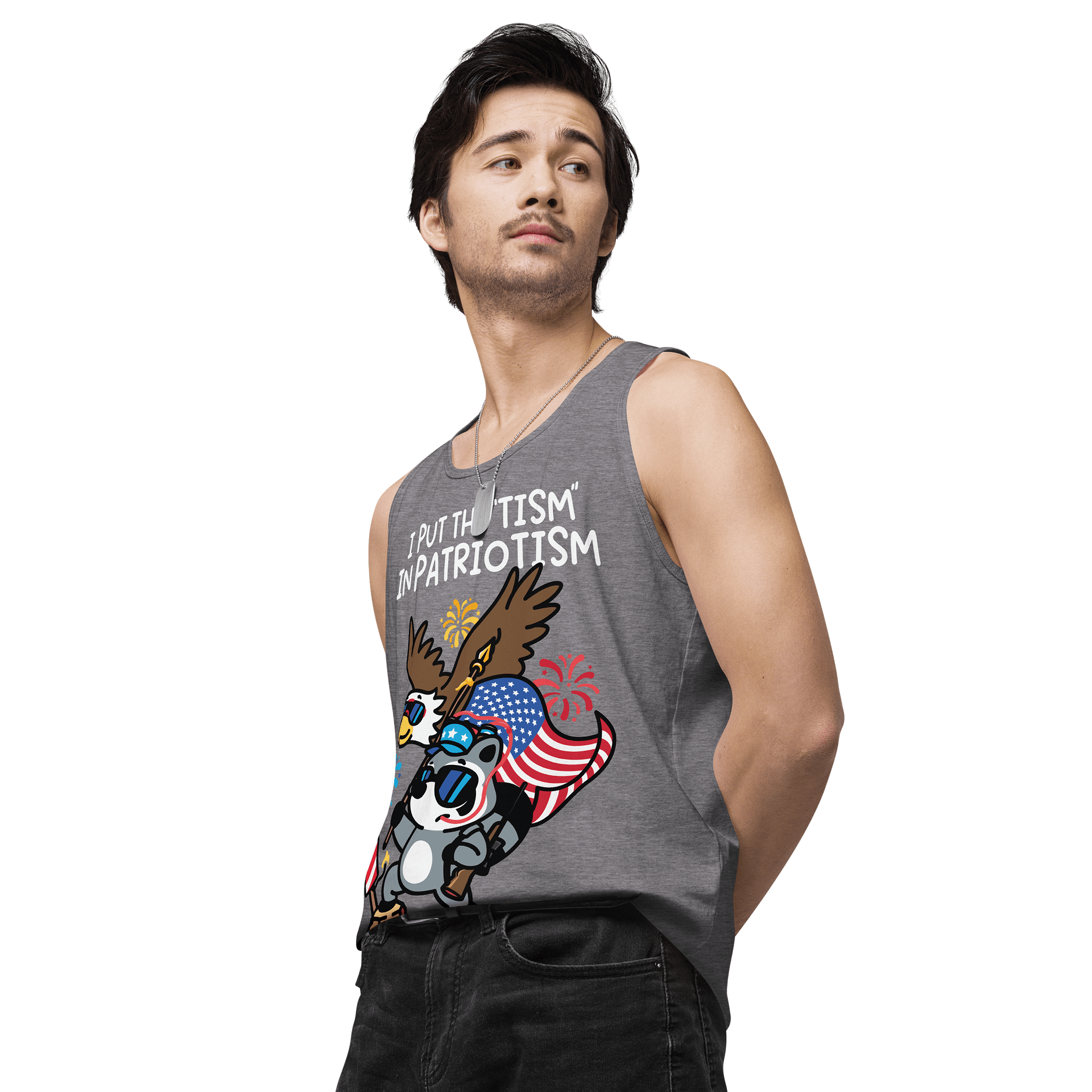 'Tism in Patriotism Men's Tank Top product image (63)