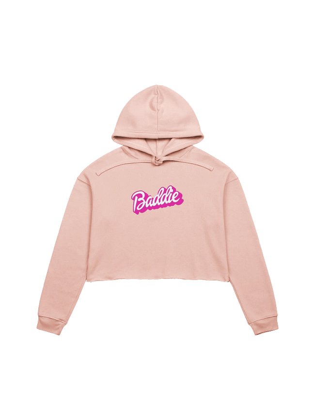 Baddie - Hoodie Crop Top