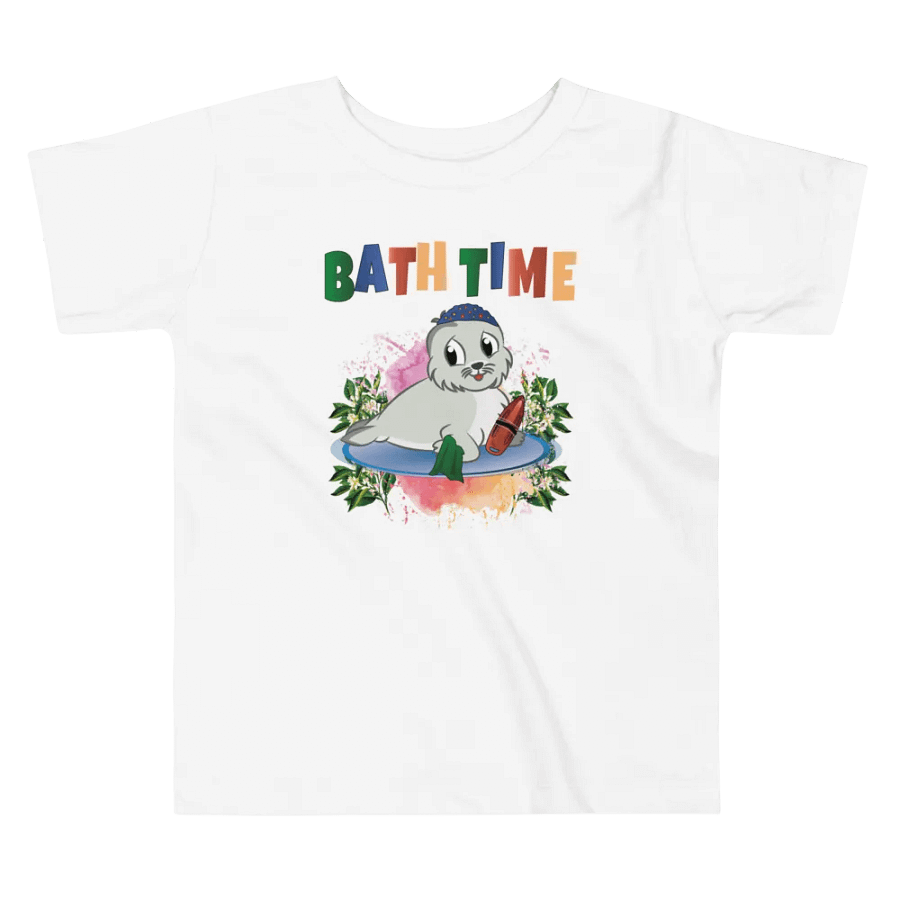 Bath Time Funny Colorful Bella +Canvas Toddler T-Shirt – Funny Shirt & Gift for Kids product image (5)