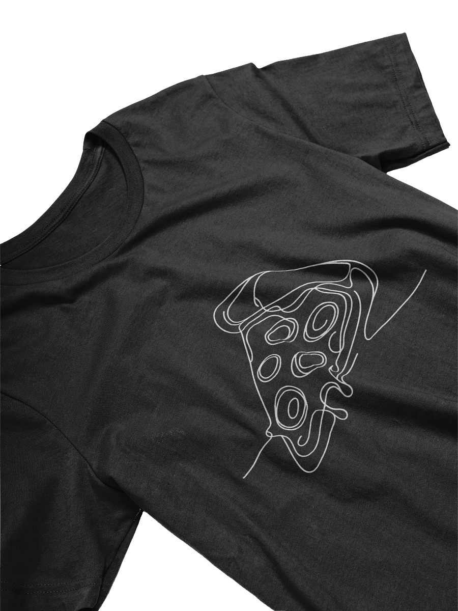 Cheesy Pizza Slice Line Drawing Unisex T-Shirt product image (21)