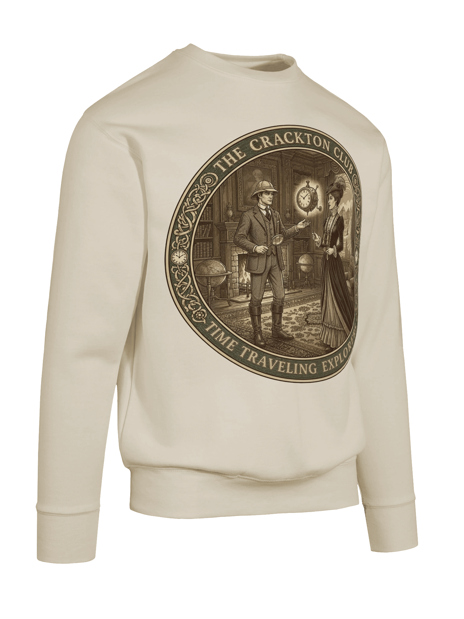 “The Crackton Club – Time Traveling Explorers” – Sweatshirt product image (66)