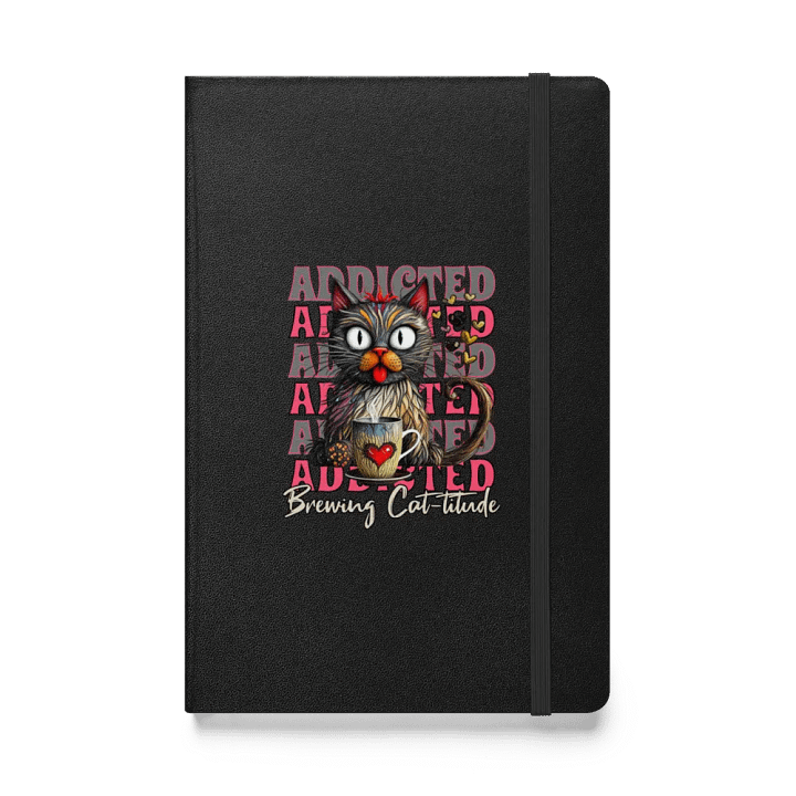 Addicted Brewing Cat-titude Hardcover Notebook product image (1)