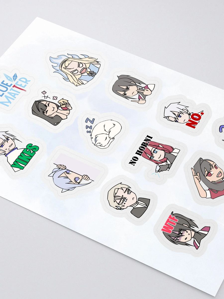 Blue Matter Emotes Sticker Sheet product image (2)