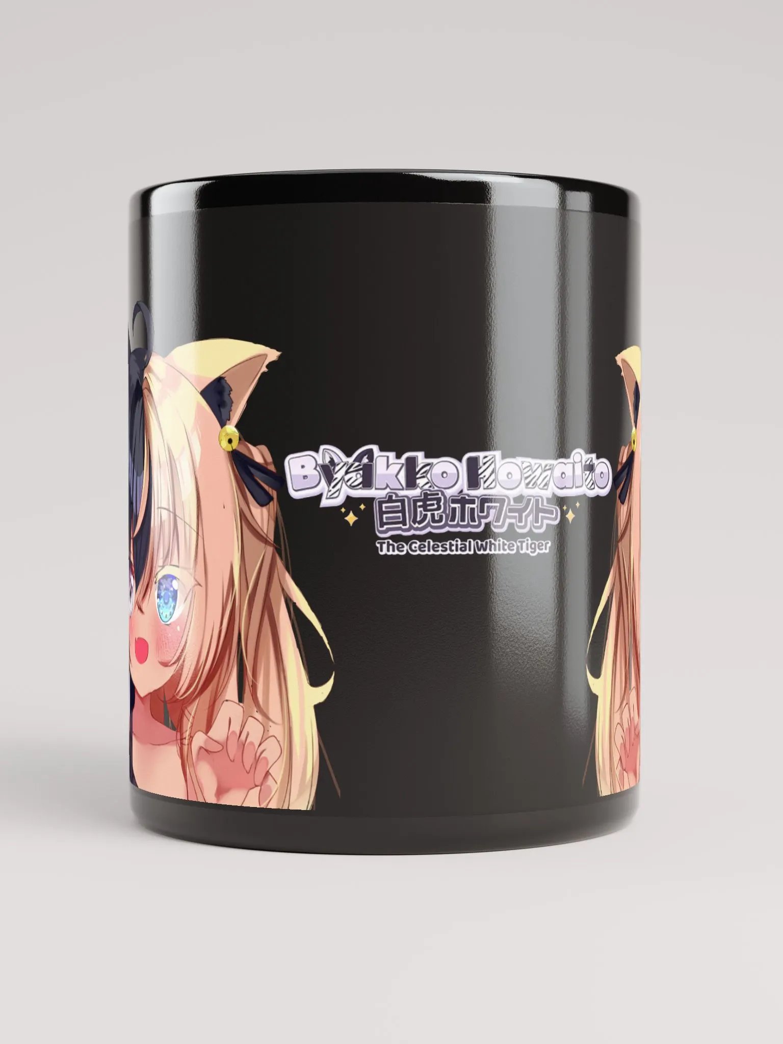 All Black Mug - Byakko Rawr Edition product image (10)