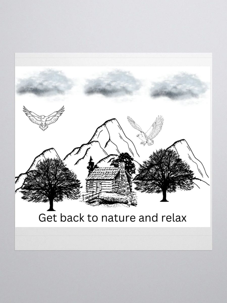 Nature's Retreat Kiss Cut Stickers product image (1)