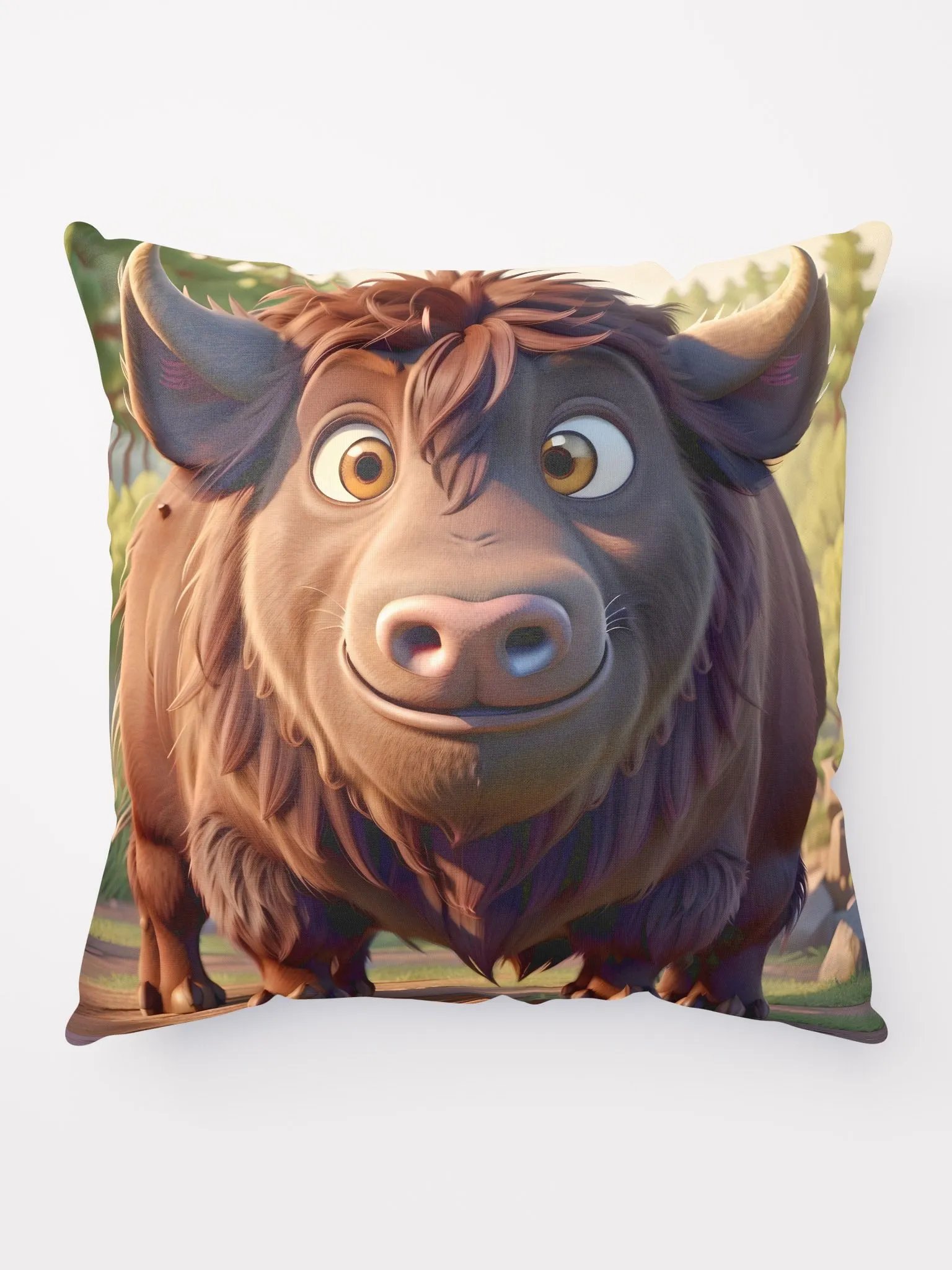 Endangered Species - Mexico - Bison All-Over Print Pillow product image (1)