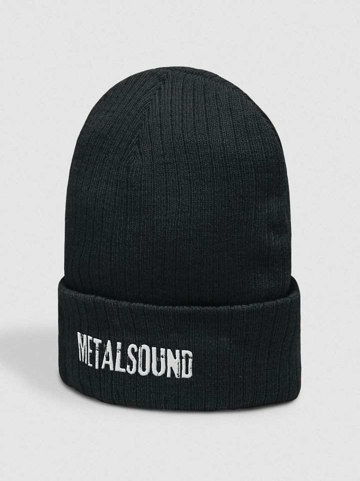 Skyline Silhouette Ribbed Beanie product image (2)