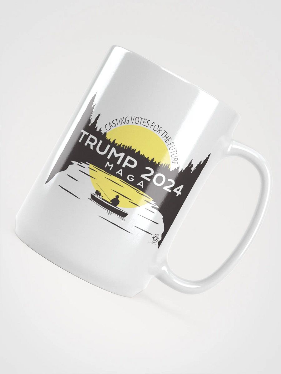 Trump 2024 Fishing Sunset Coffee Mug product image (4)