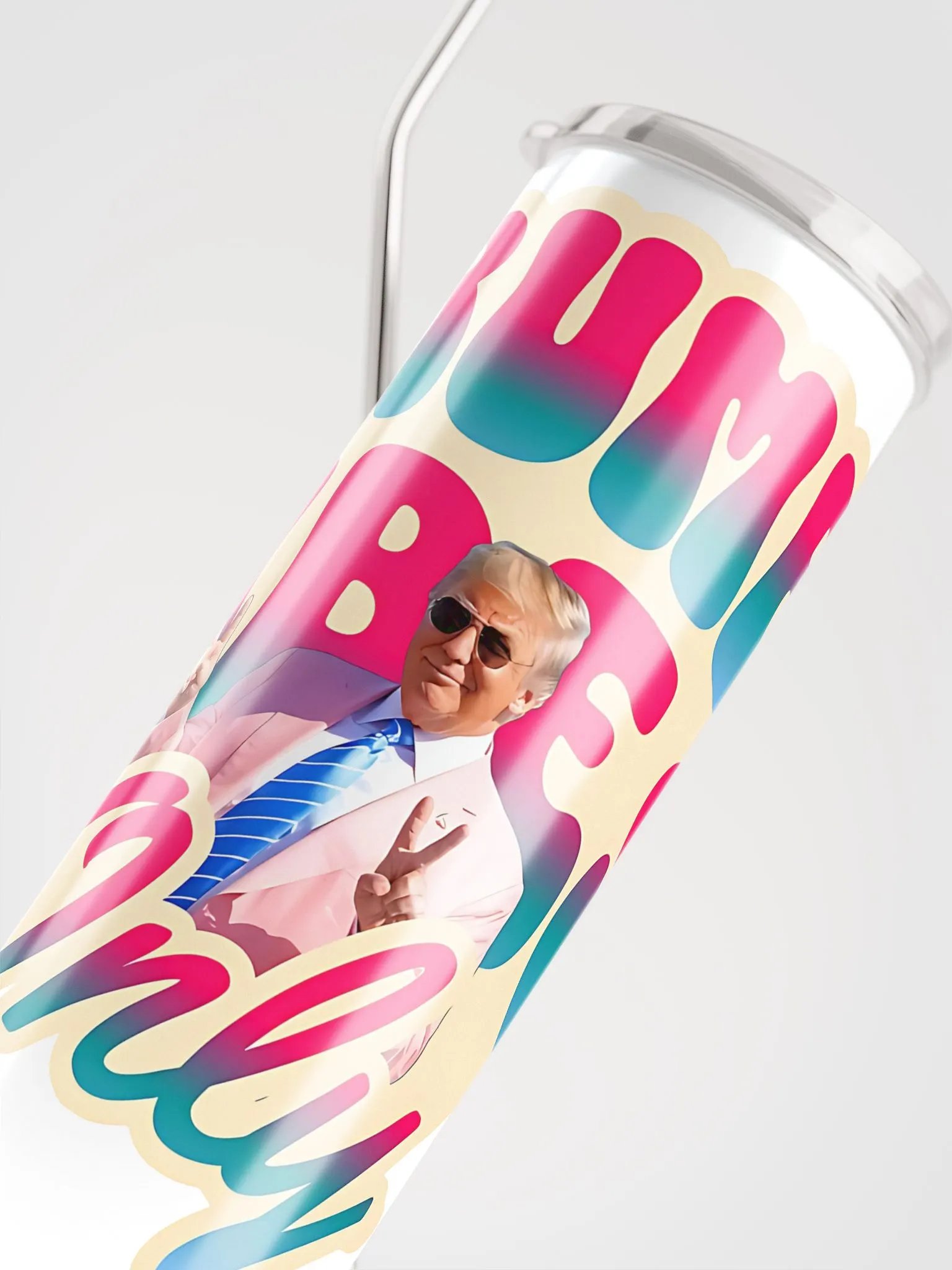 Retro Trump Vibes Stainless Tumbler product image (4)