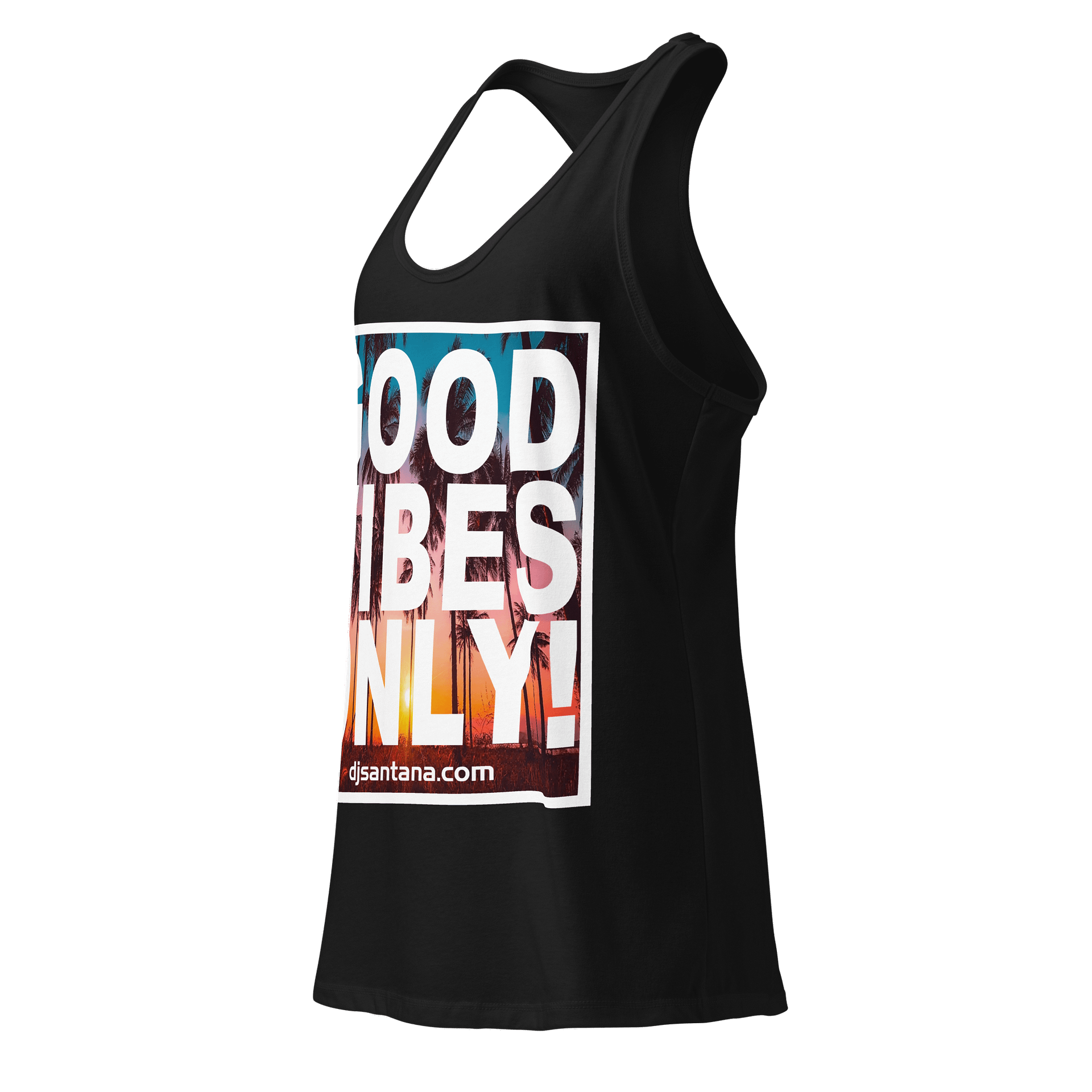 Ladies Good Vibes Only Racerback product image (7)