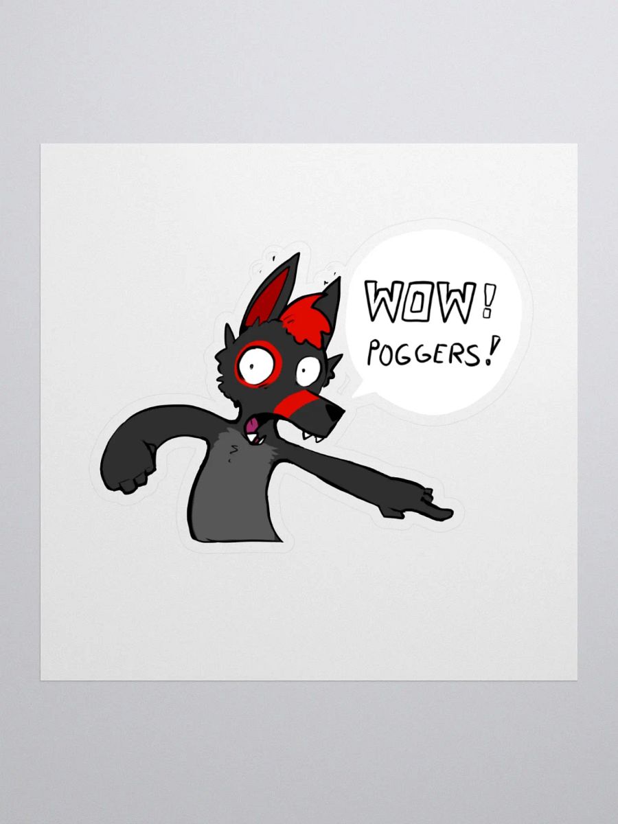 Wow! Poggers! Sticker product image (3)