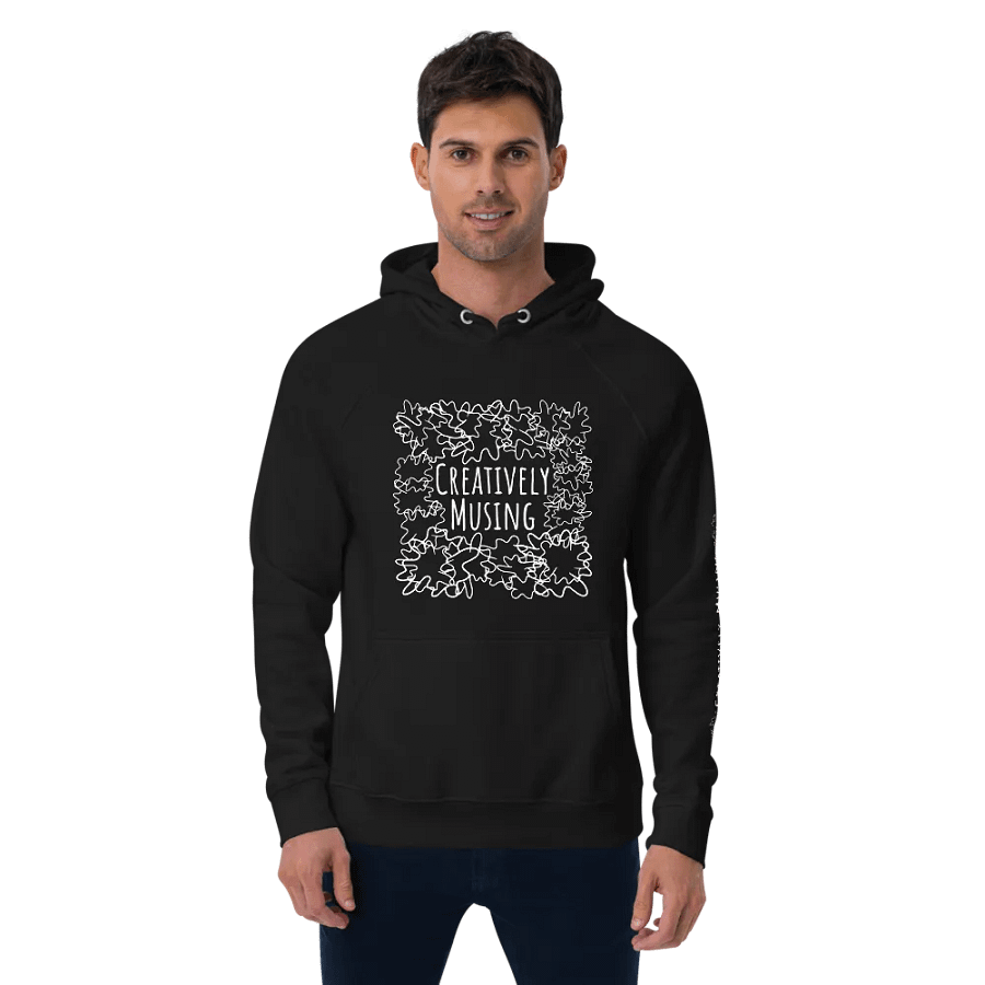 Premium Eco-Friendly White Logo Hoodie product image (1)