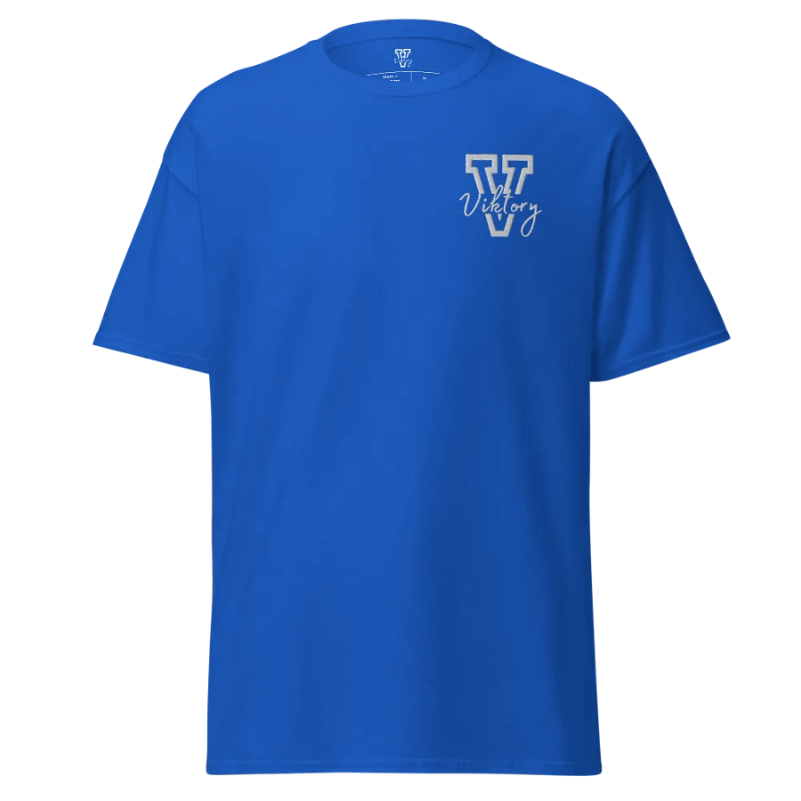 Adult Shirt Blue (white logo) product image (7)