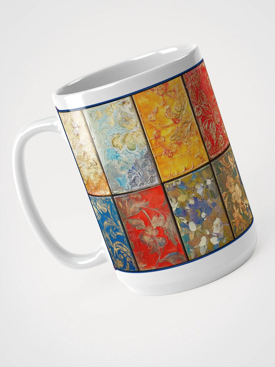 Floral Collage Tile Mug 15oz product image (3)