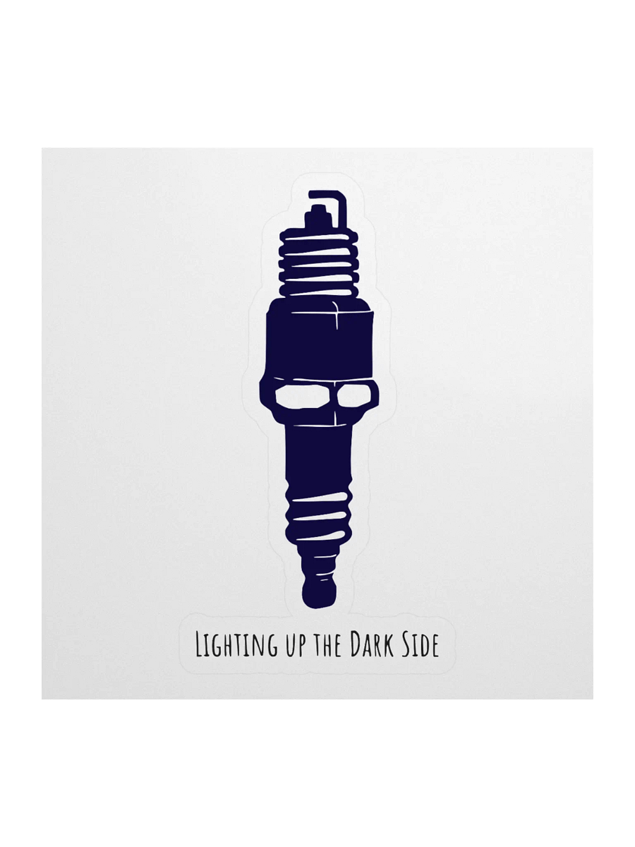 Spark Plug Warrior Kiss Cut Sticker product image (1)
