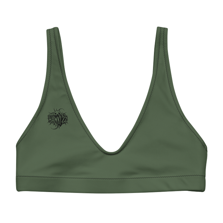 Thorned Skull High-Waisted Bikini Top product image (1)