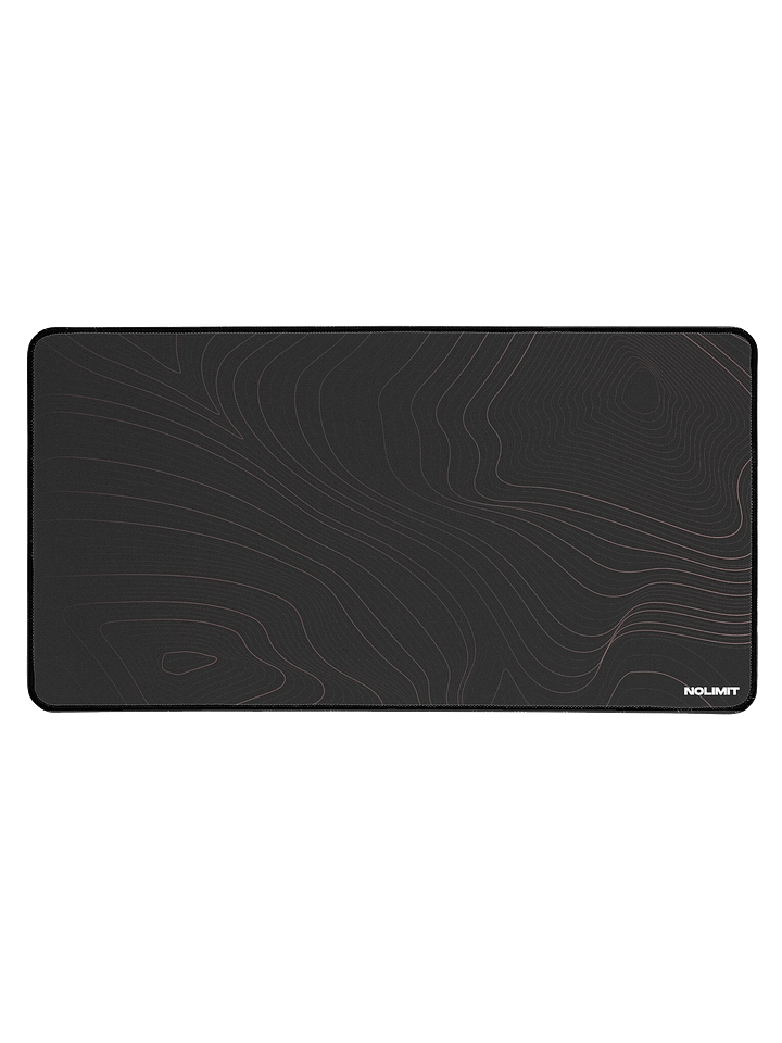 NOLIMIT M size gaming mat - Topographic Mapping Red product image (1)
