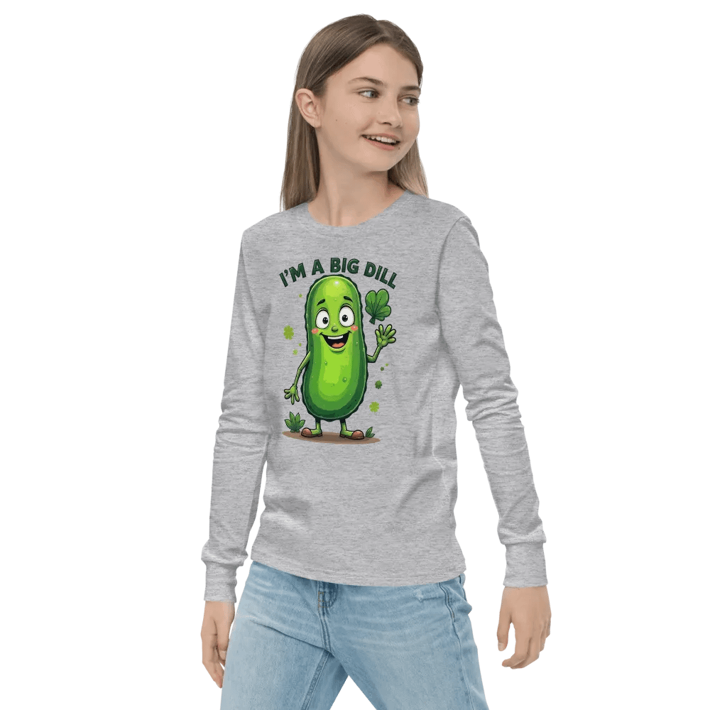 Big Dill Pickle Youth Long Sleeve Tee product image (21)