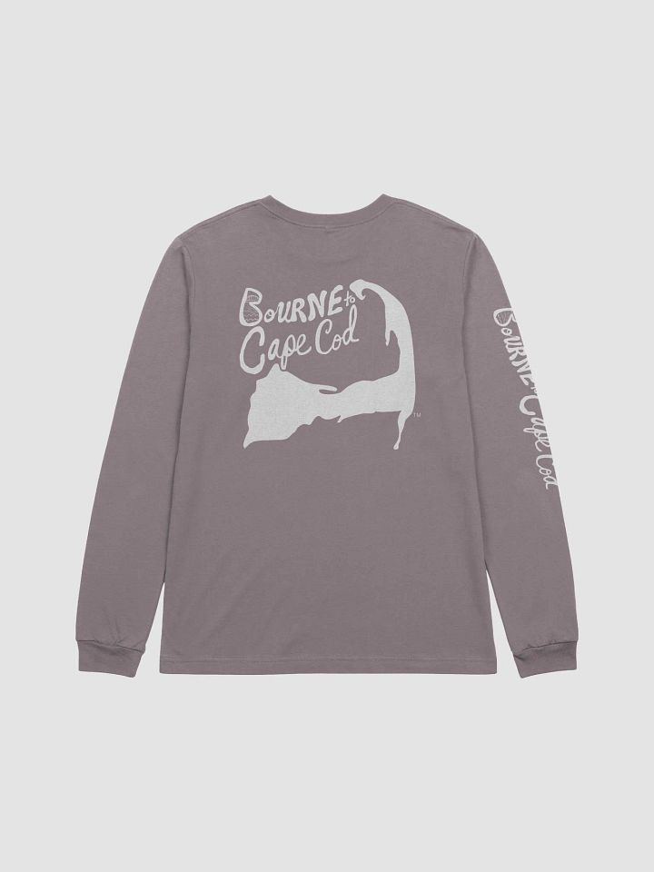 Women's | BOURNE to Cape Cod™ | DTG Vintage Print | Supersoft Long Sleeve T-Shirt by Bella+Canvas | White Logo Available on Multiple Colors product image (2)