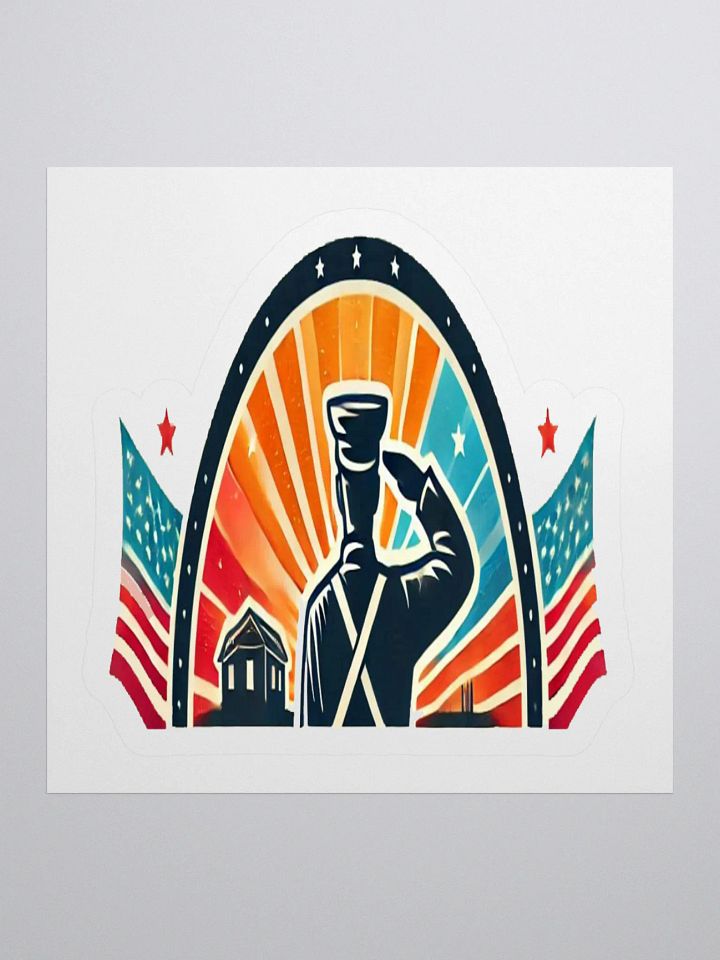 Cosmic Explorer Astronaut Boot Sticker product image (2)
