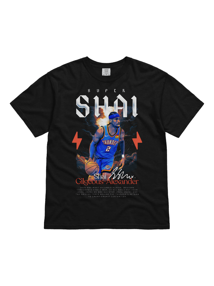 Shai Gilgeous-Alexander MVP 2025 Graphic Tee – SGA Western Finals MVP Shirt product image (1)