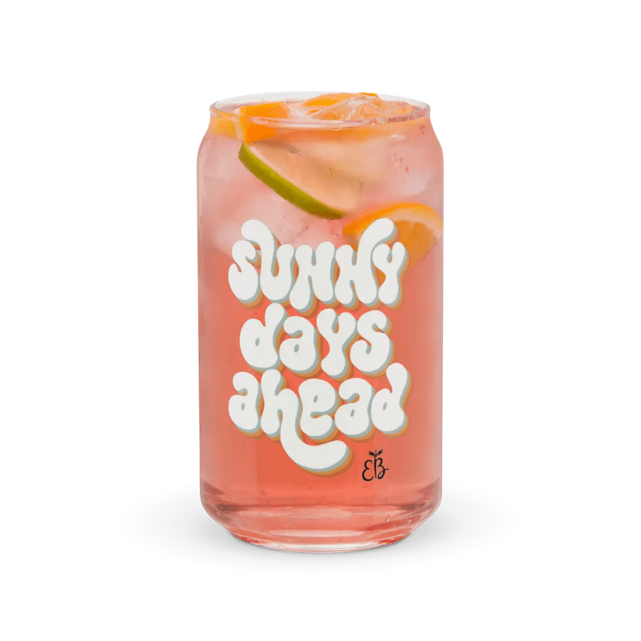 Sunny Days Ahead: Glass Cup product image (8)