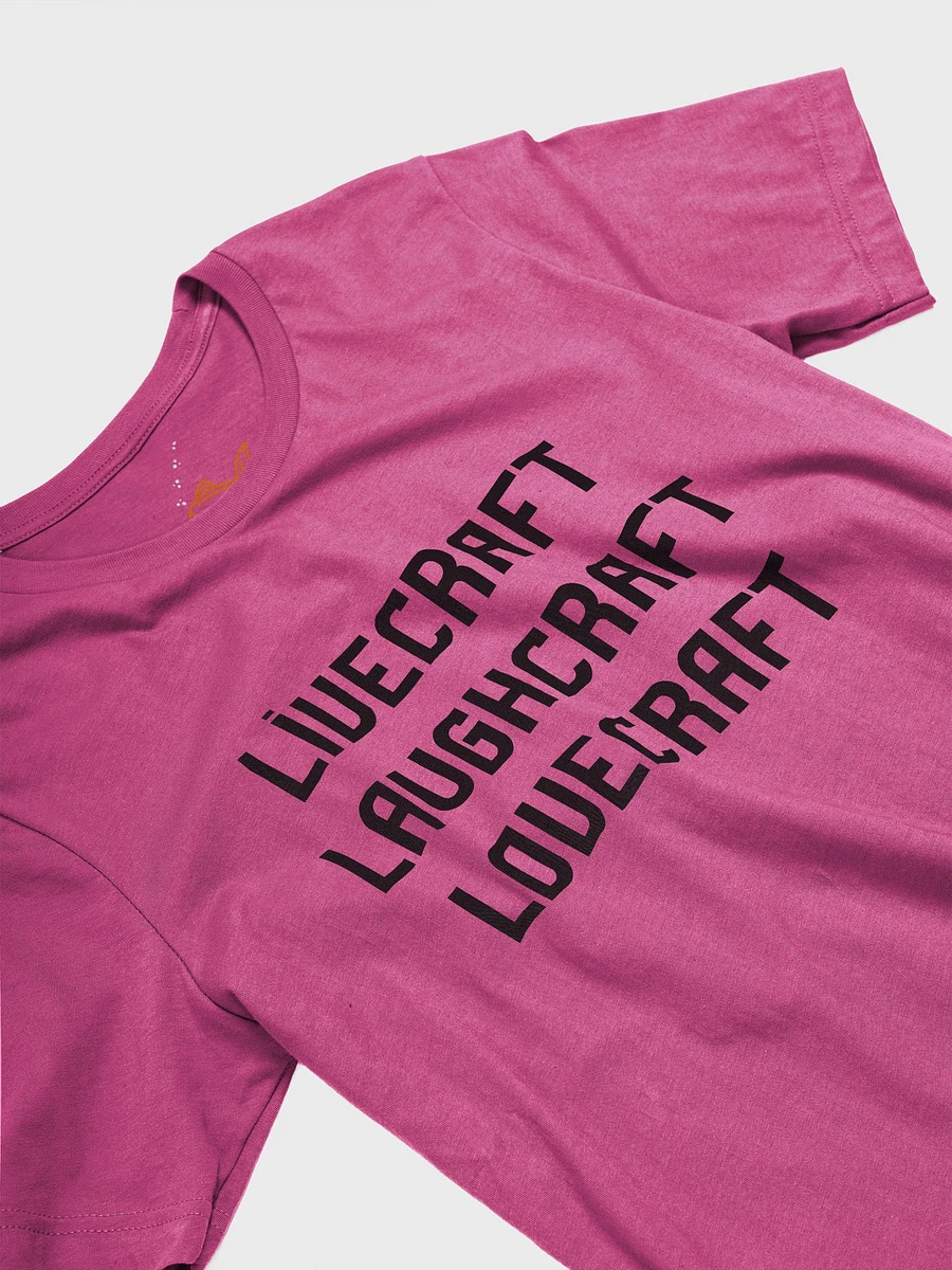 Livecraft, Laughcraft, Lovecraft T-Shirt (summer weight) product image (3)